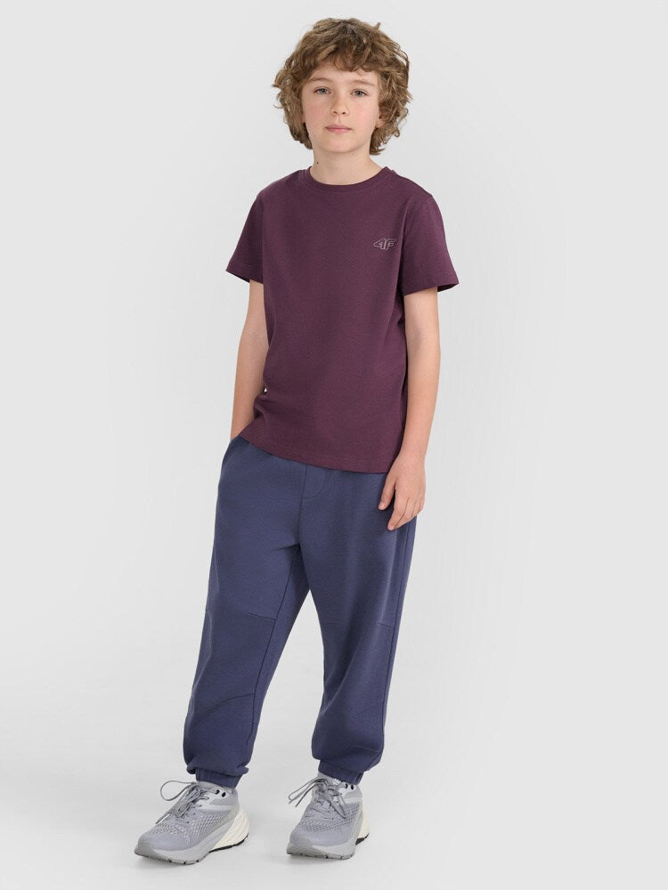 T-shirt regular gładki (2-pack) dziecięcy - multikolor