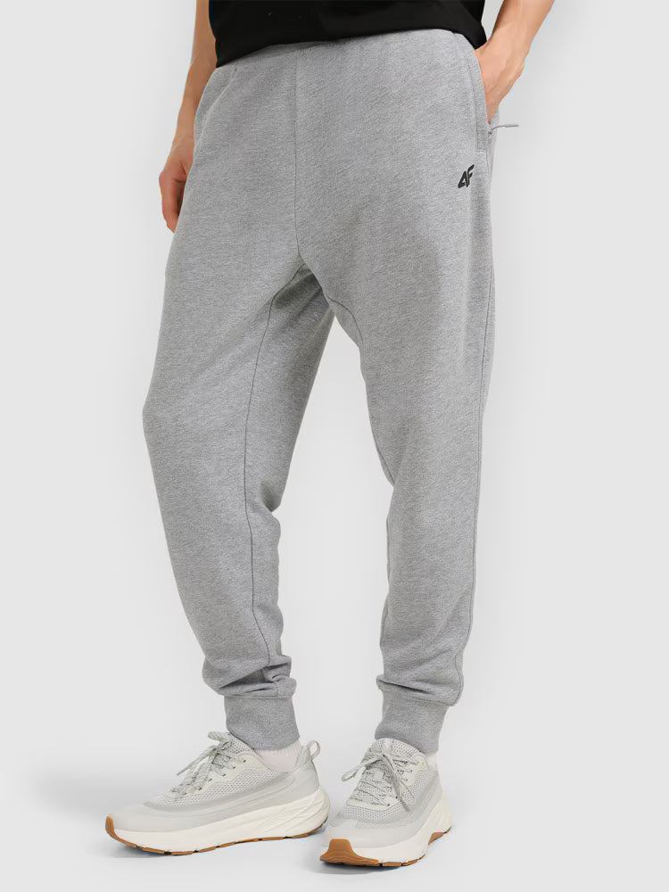 Spodnie dresowe joggery męskie - czarne