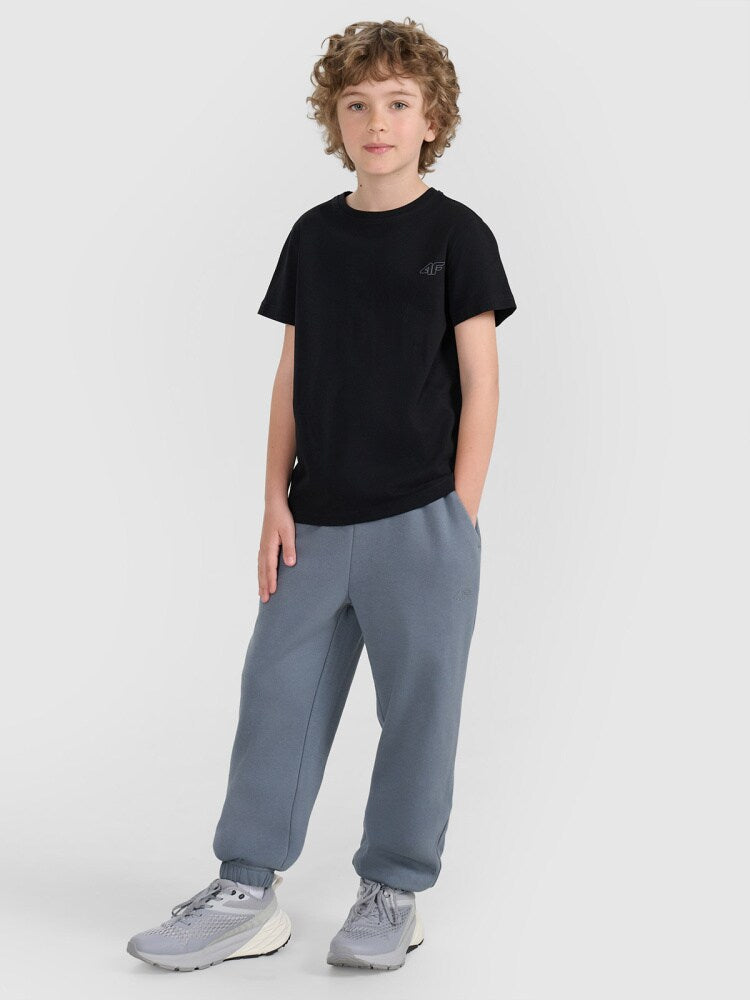 T-shirt regular gładki (2-pack) dziecięcy - multikolor