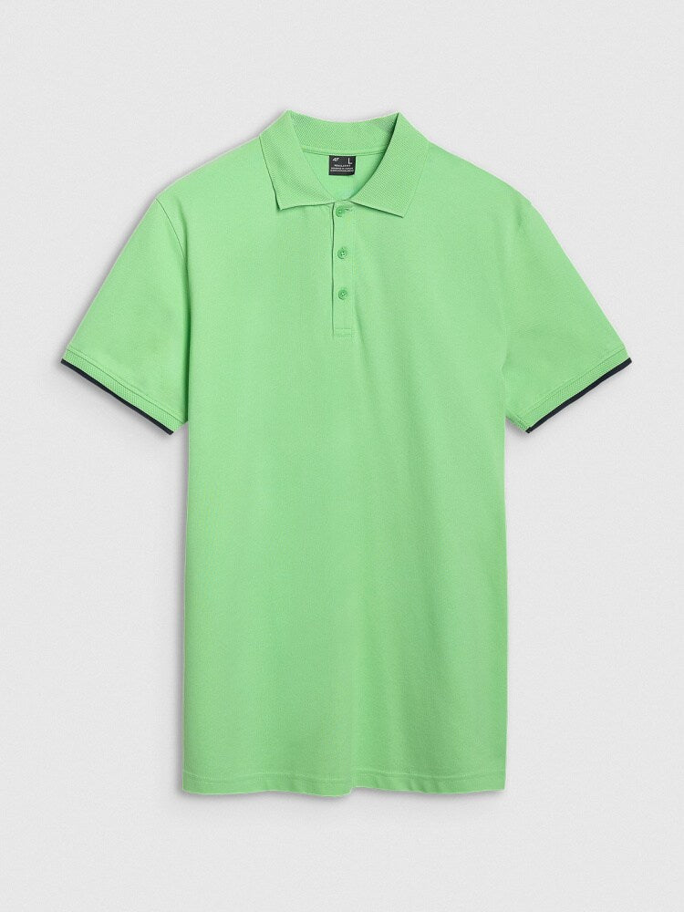 Koszulka polo regular męska - czarna
