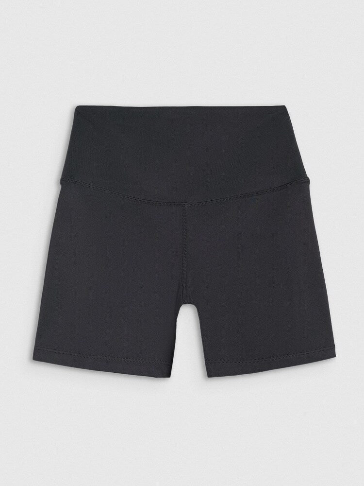Legginsy krótkie treningowe damskie - czarne