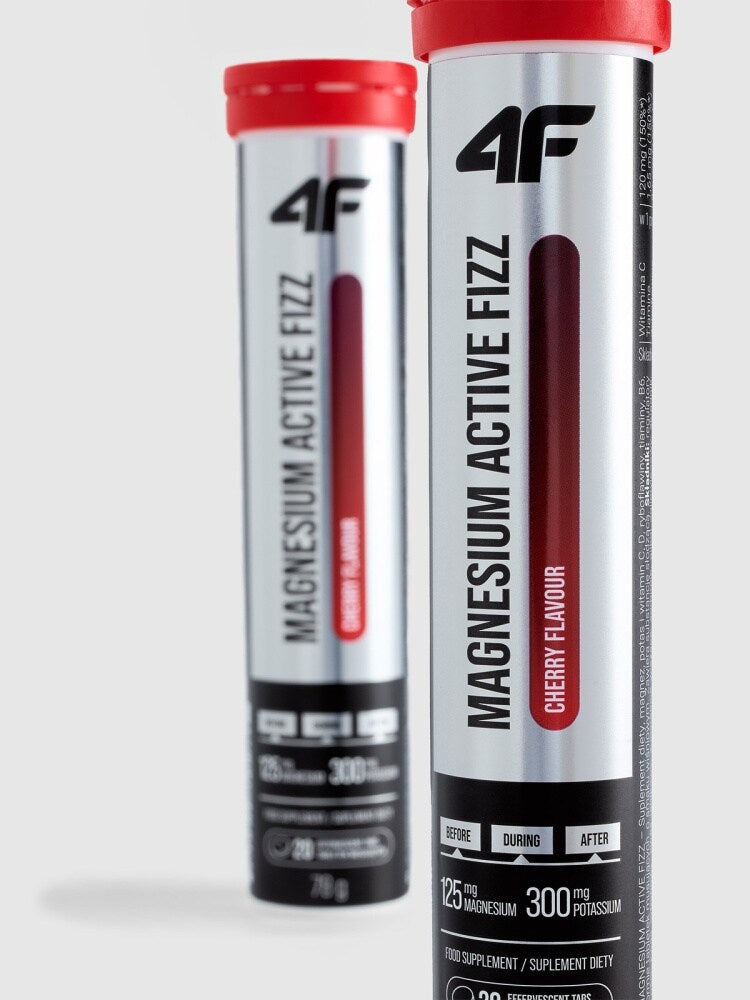 Magnesium Active Fizz - suplement diety (20 tabletek musujących) wiśnia
