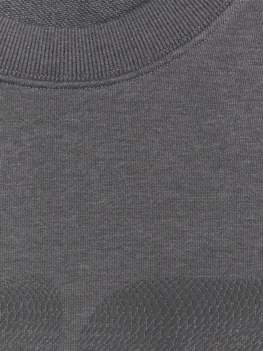 Bluza dresowa nierozpinana bez kaptura męska - granatowa
