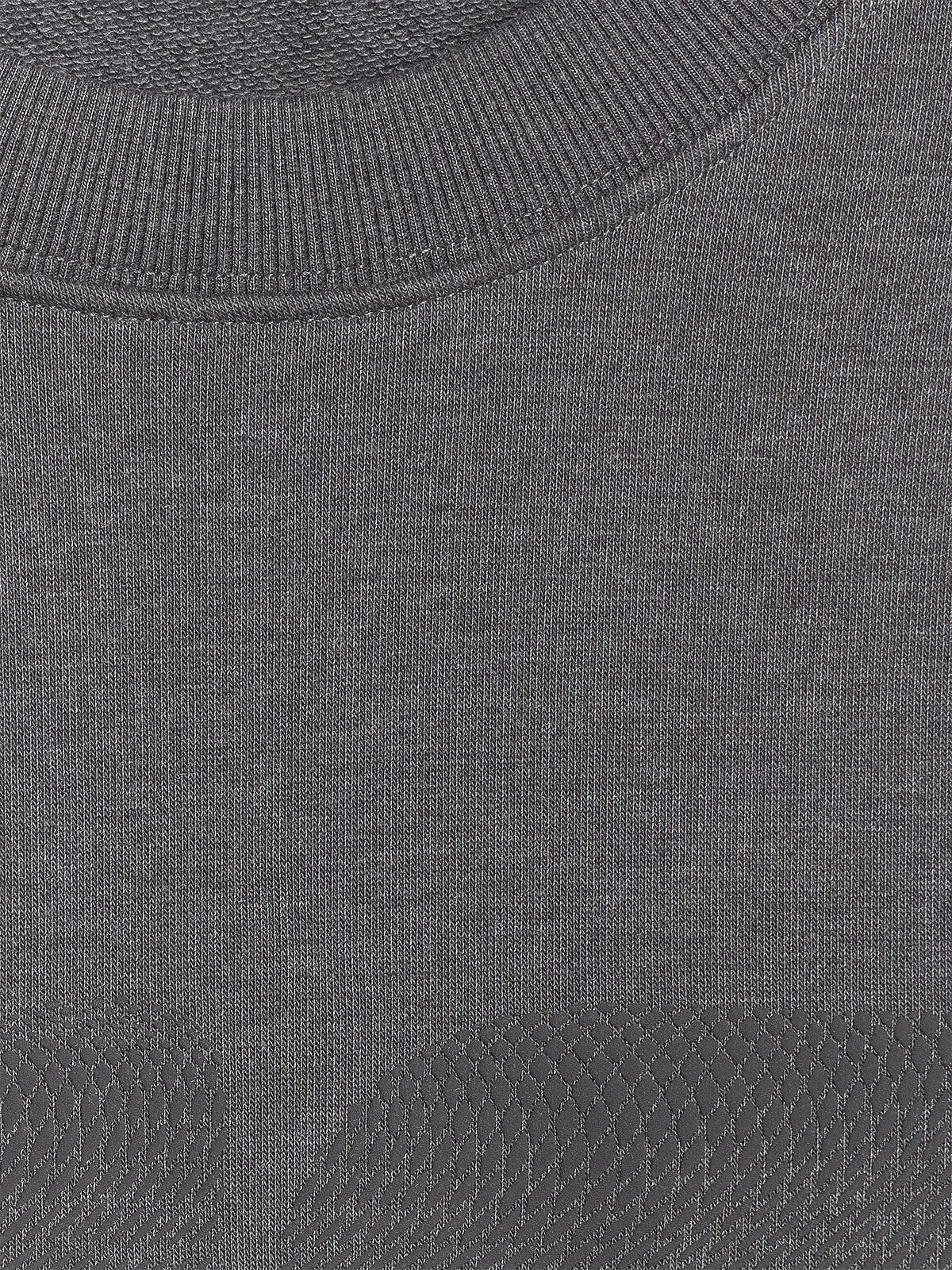 Bluza dresowa nierozpinana bez kaptura męska - granatowa