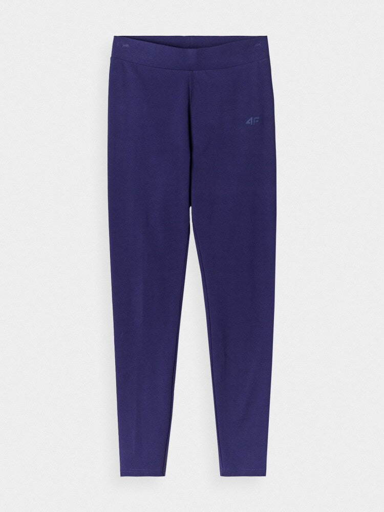 Legginsy dzianinowe damskie - czarne