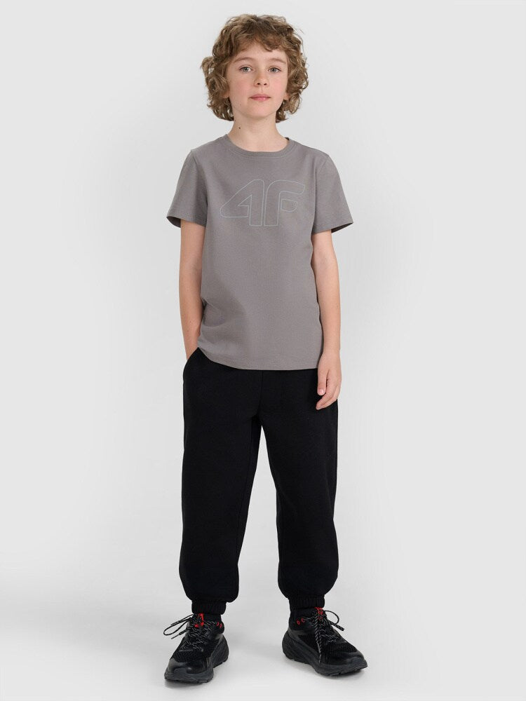 T-shirt regular z nadrukiem chłopięcy - niebieski