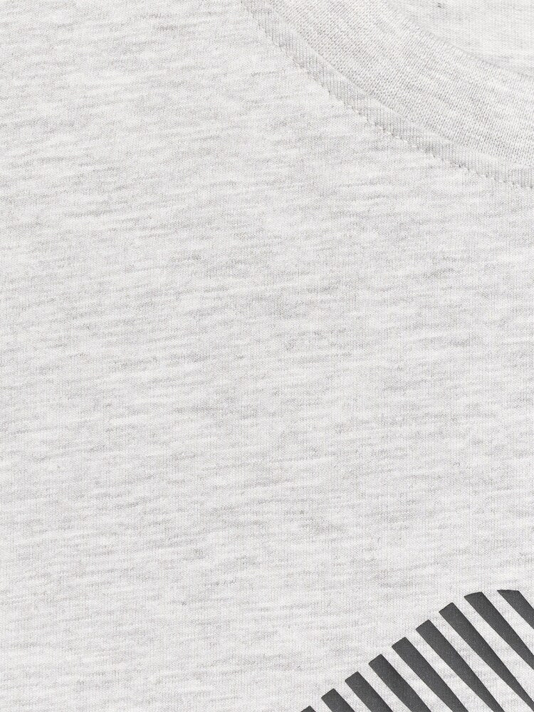 T-shirt regular z nadrukiem męski - biały
