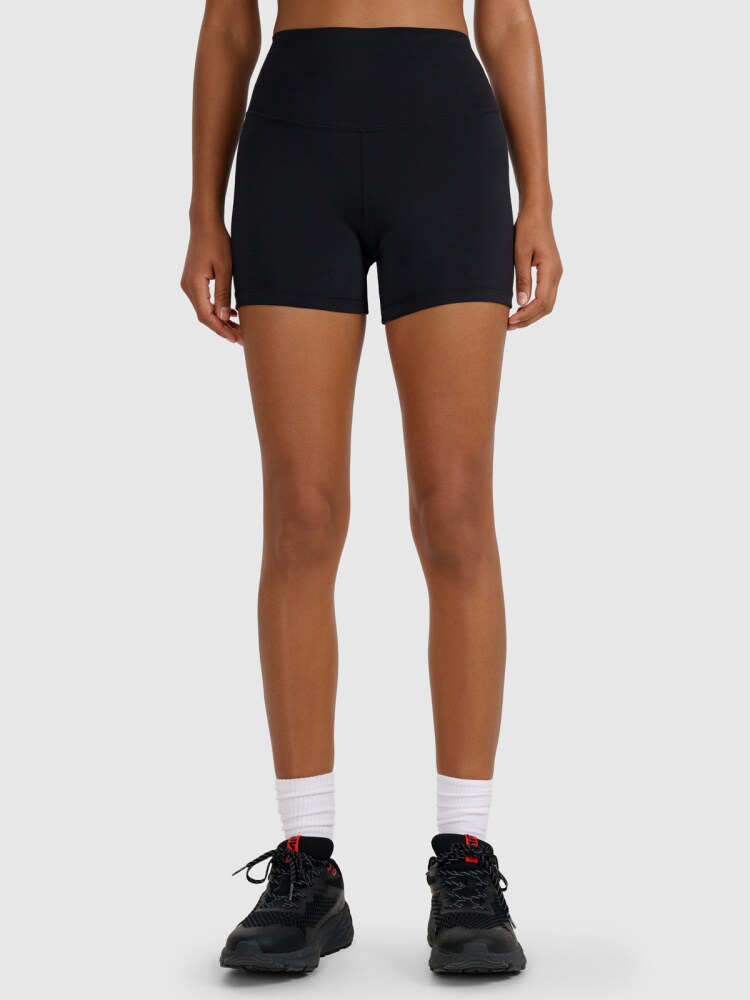 Legginsy krótkie treningowe damskie - czarne