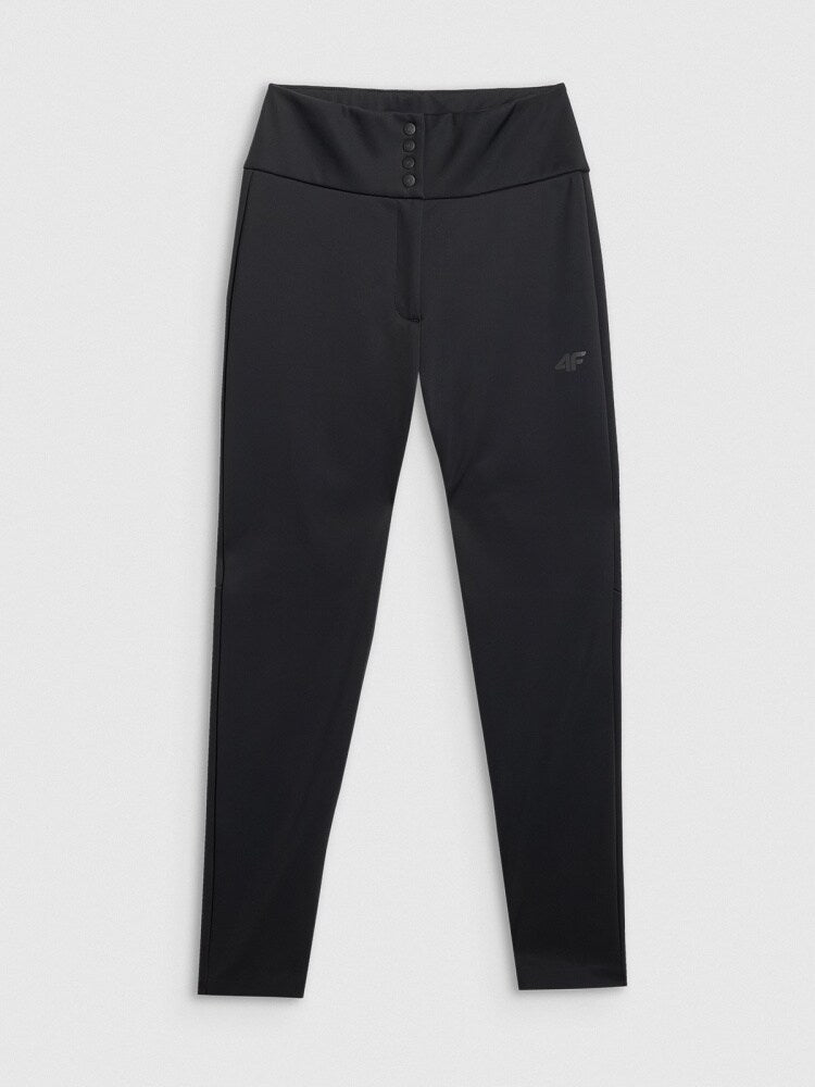 Spodnie narciarskie softshell membrana 5000 damskie - czarne
