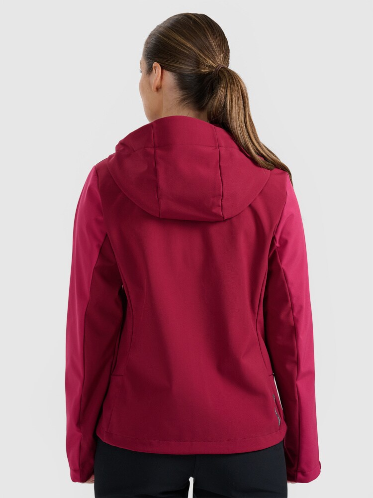 Kurtka softshell wiatroodporna membrana 8000 damska - niebieska