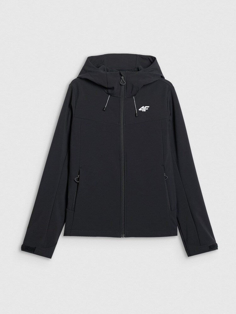Kurtka softshell wiatroodporna membrana 8000 damska - niebieska