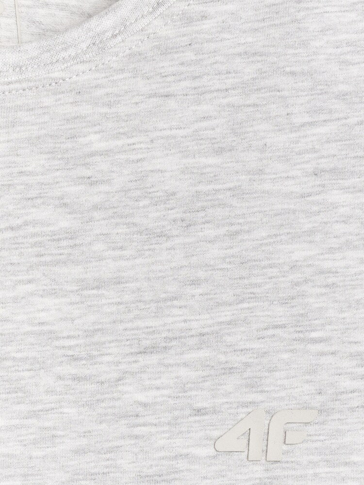 T-shirt slim gładki damski - granatowy