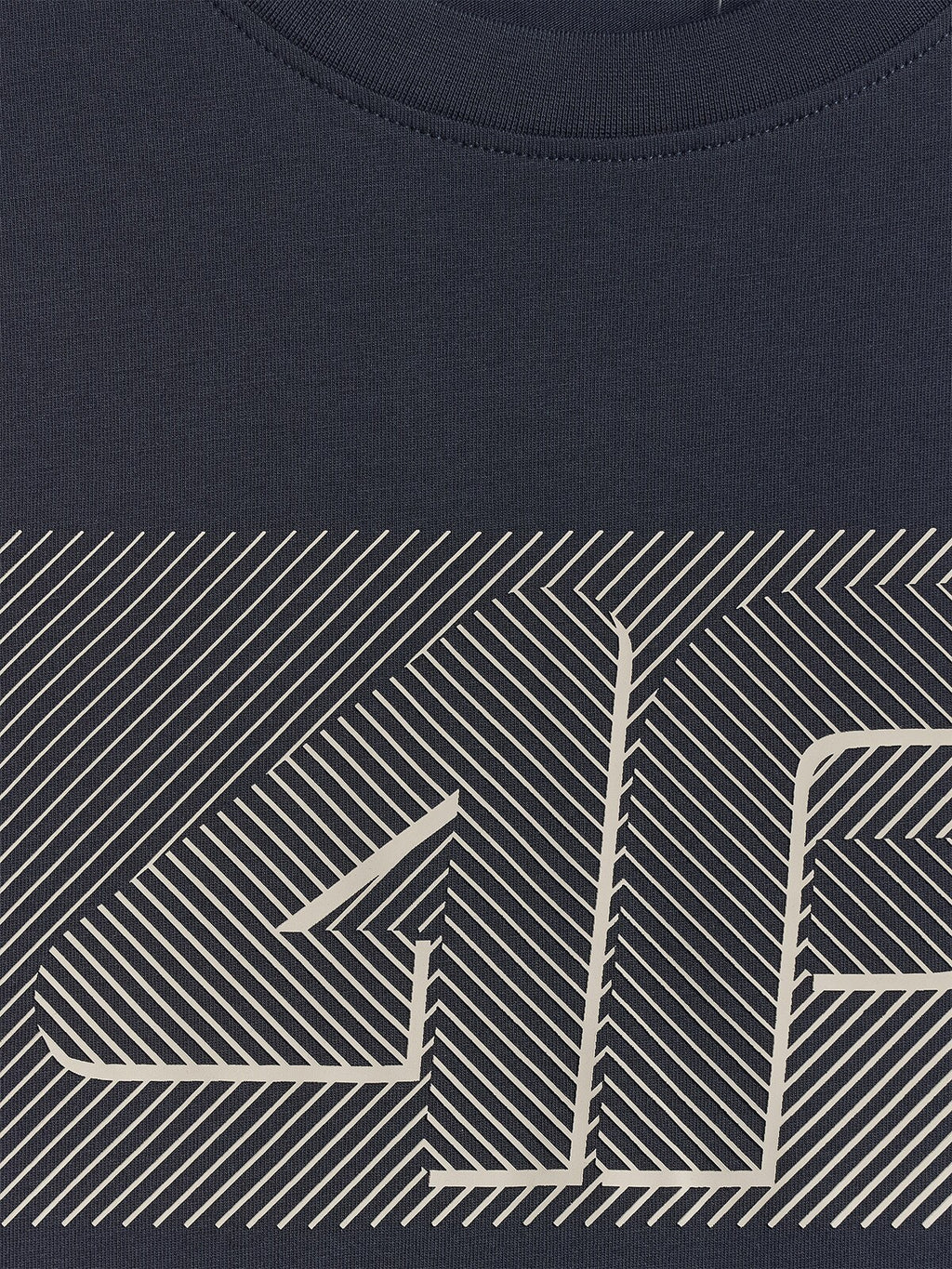 T-shirt regular z nadrukiem męski - biały
