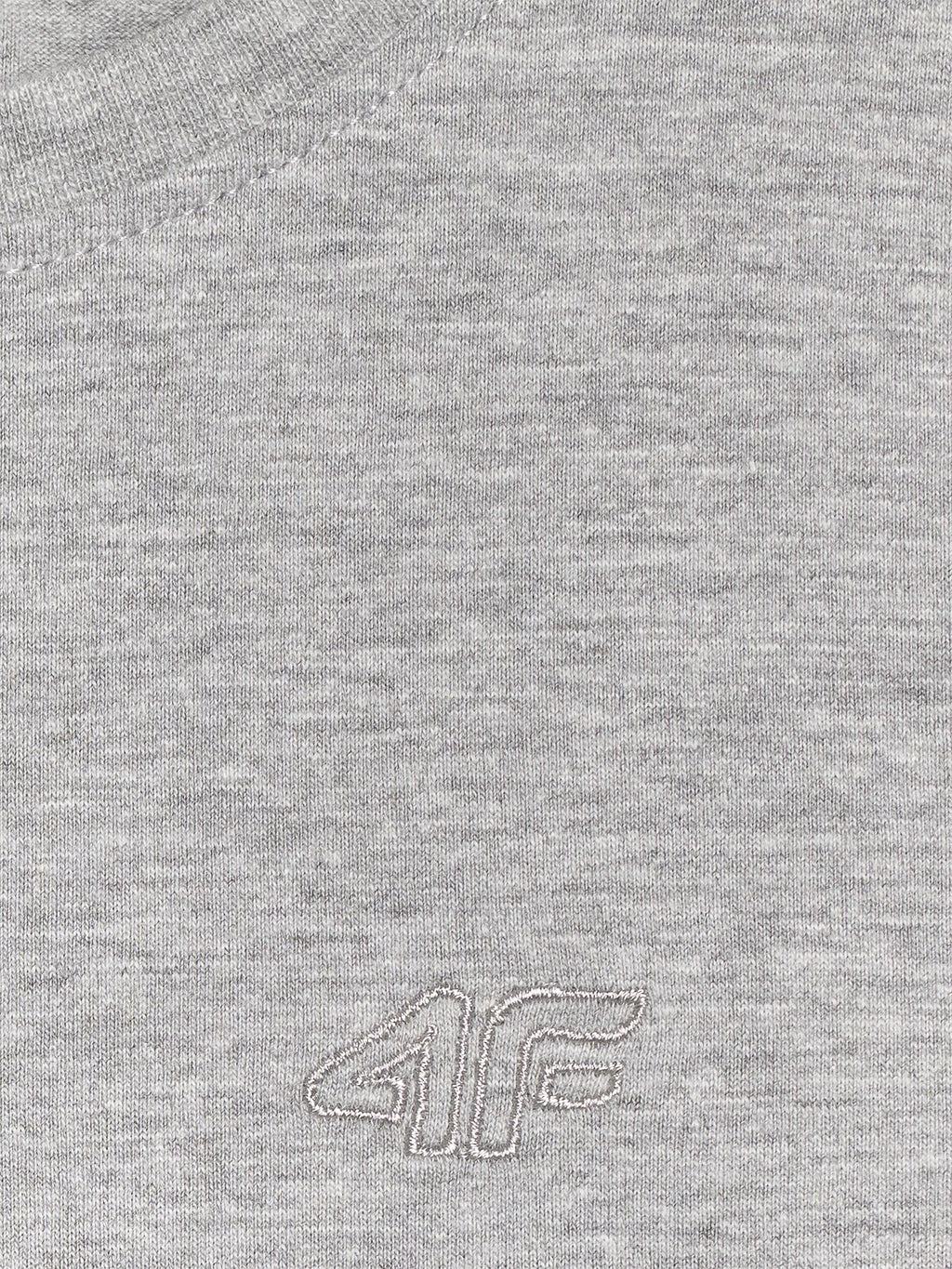 T-shirt regular gładki dziewczęcy - biały