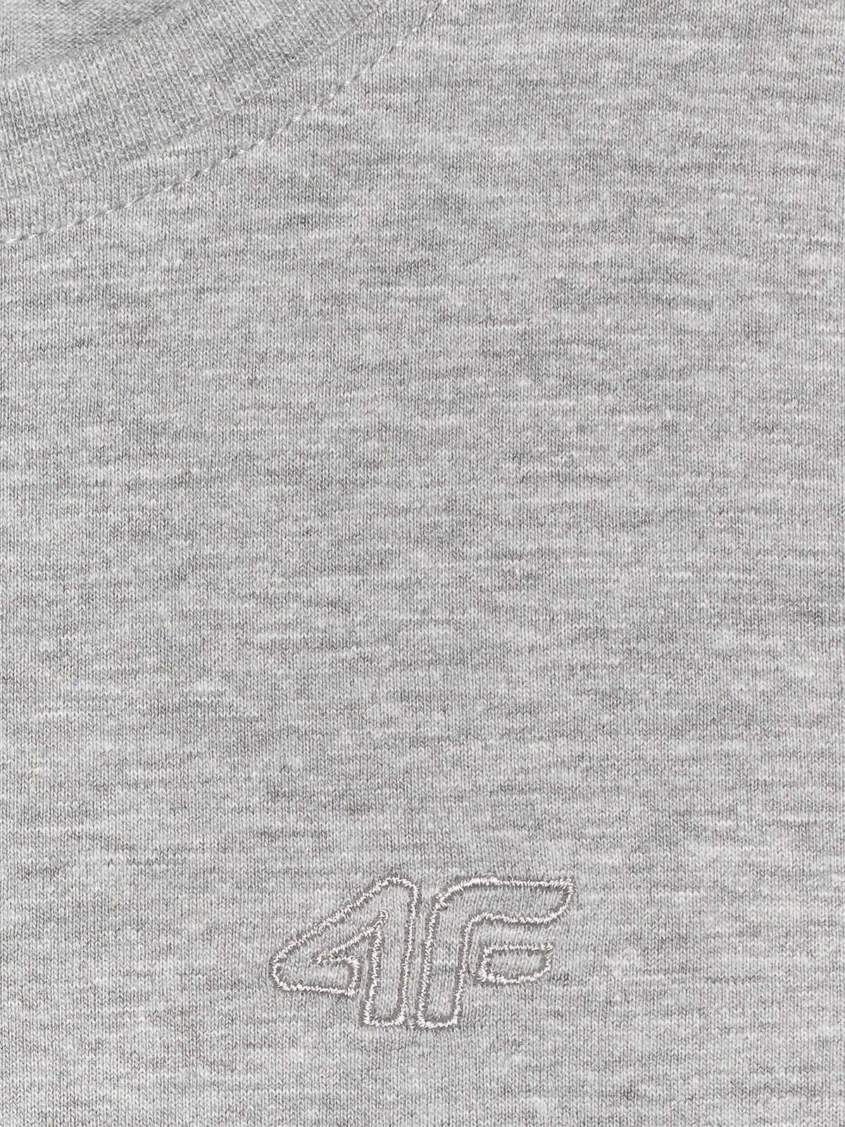 T-shirt regular gładki dziewczęcy - biały