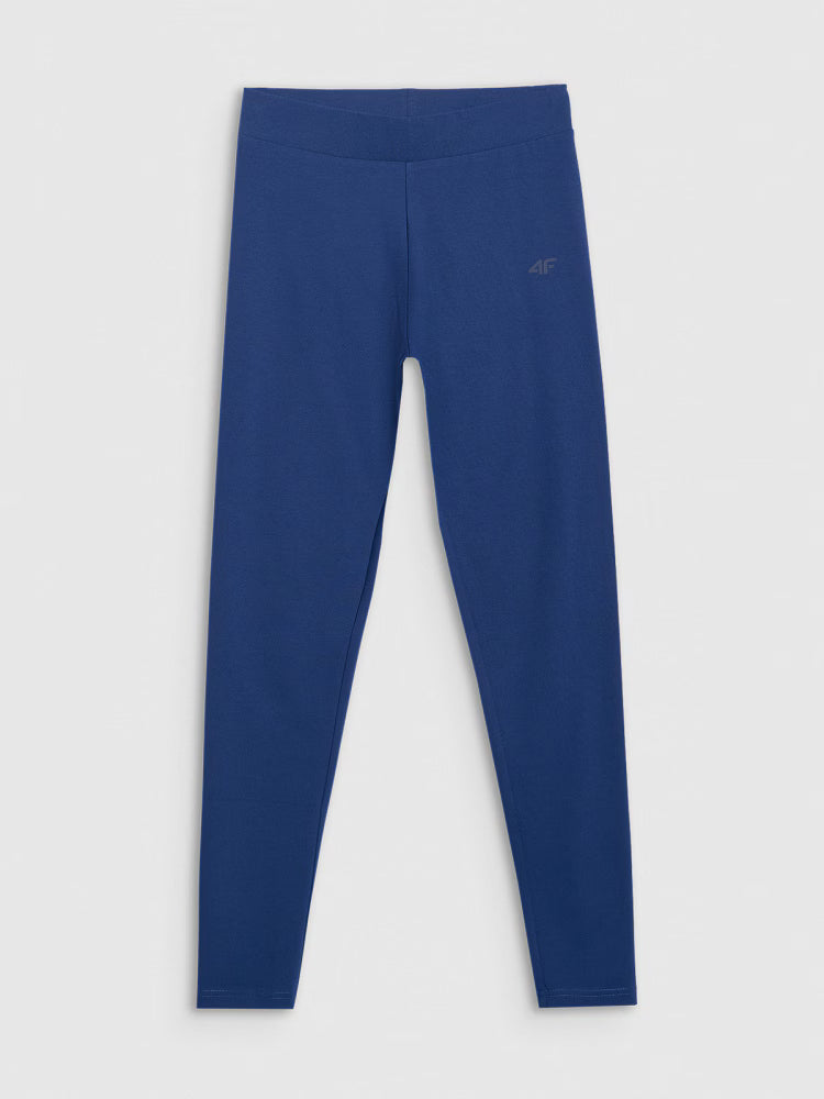 Legginsy dzianinowe damskie - czarne