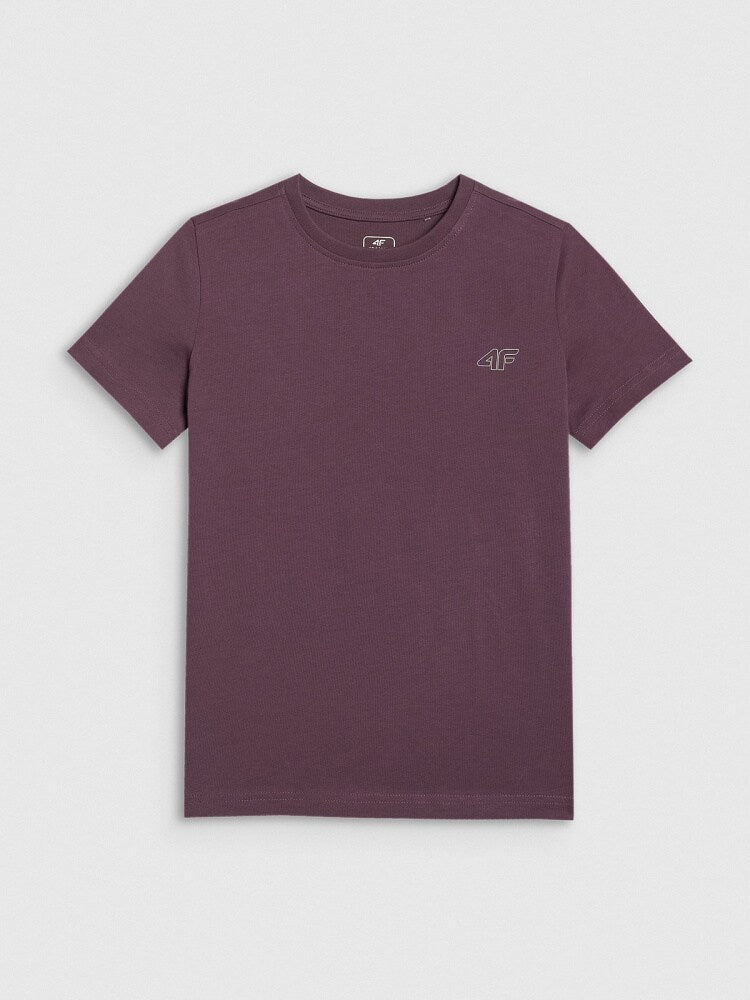 T-shirt regular gładki (2-pack) dziecięcy - multikolor