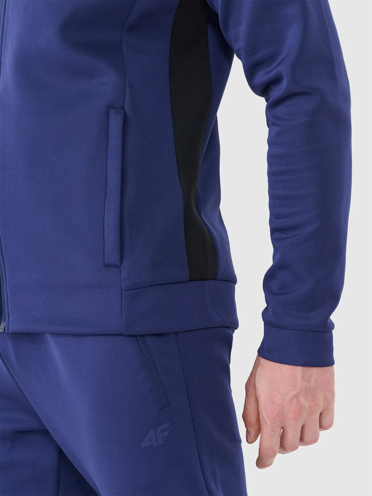 Bluza treningowa szybkoschnąca męska - czarna