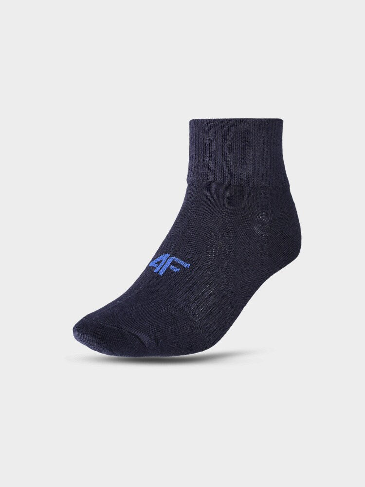 Skarpetki casual za kostkę (3-pack) dziecięce - czarne
