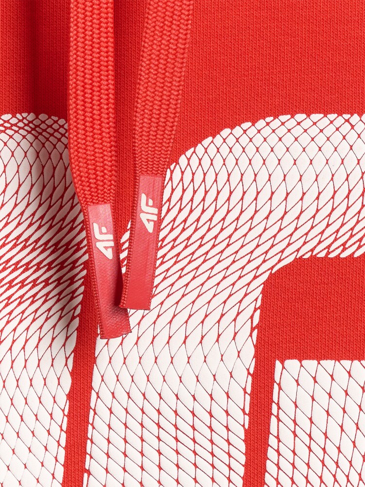 Bluza dresowa nierozpinana z kapturem męska - czarna