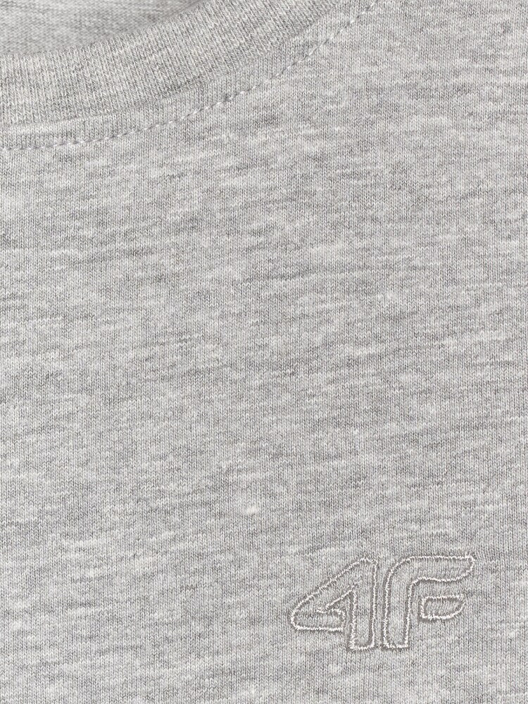 T-shirt regular gładki chłopięcy - czarny