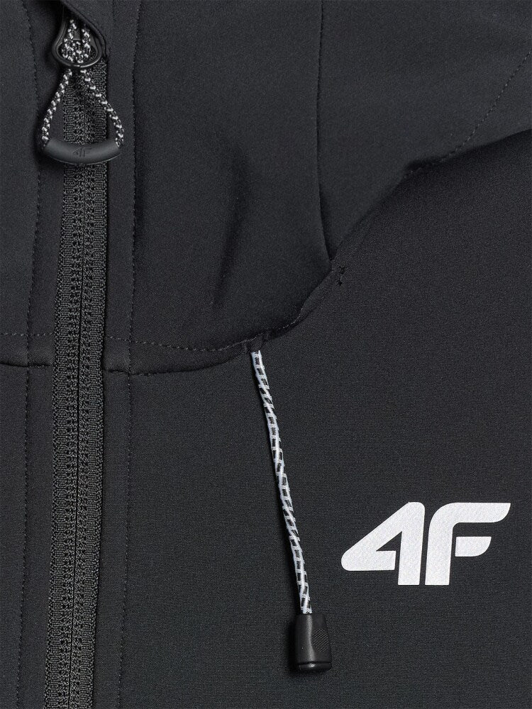 Kurtka softshell wiatroodporna membrana 8000 damska - niebieska