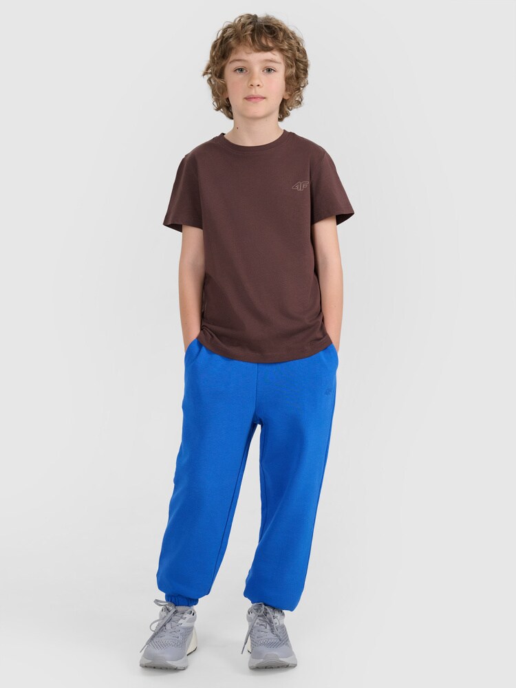 T-shirt regular gładki (2-pack) dziecięcy - multikolor