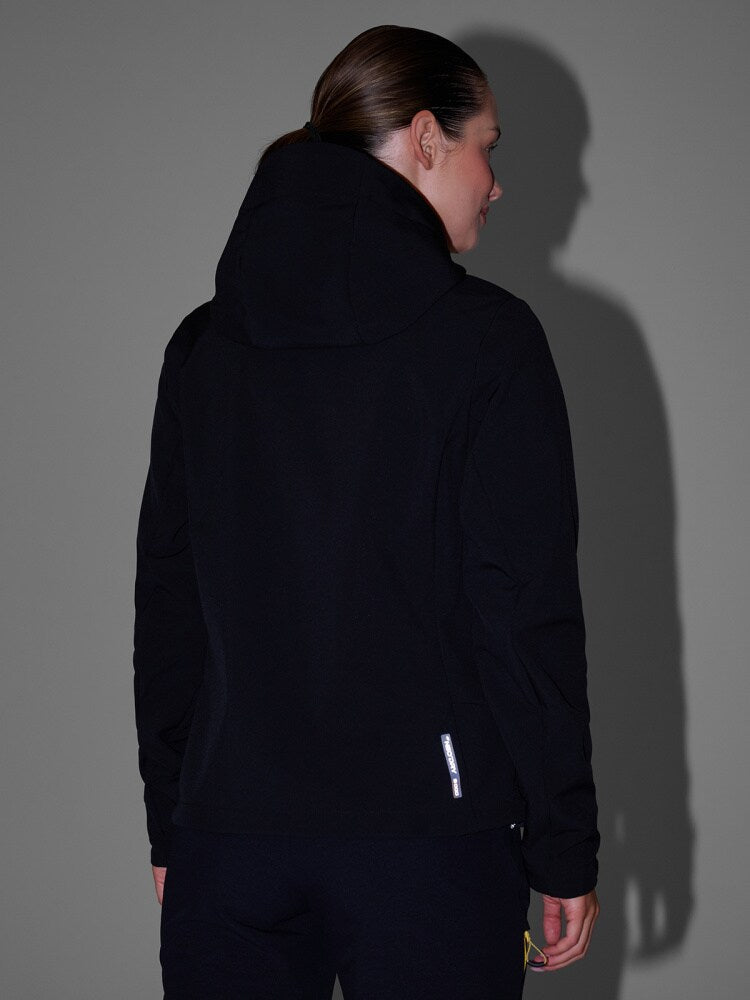 Kurtka softshell wiatroodporna membrana 8000 damska - niebieska