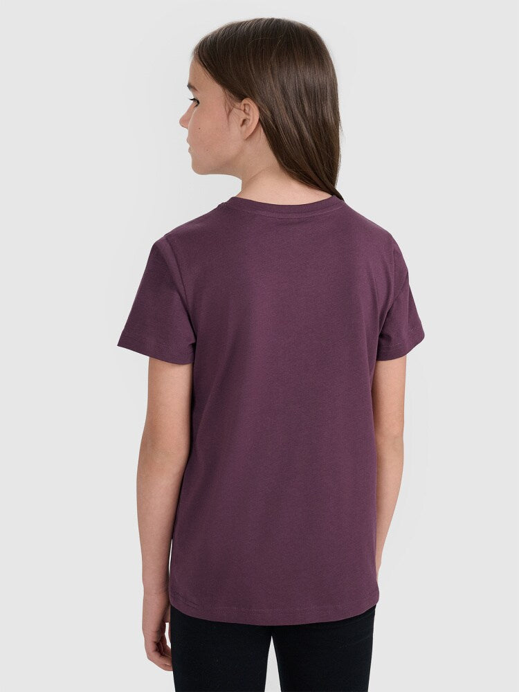 T-shirt regular gładki (2-pack) dziecięcy - multikolor