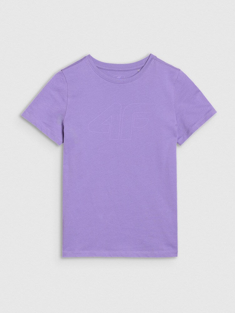 T-shirt regular z nadrukiem dziewczęcy - czarny