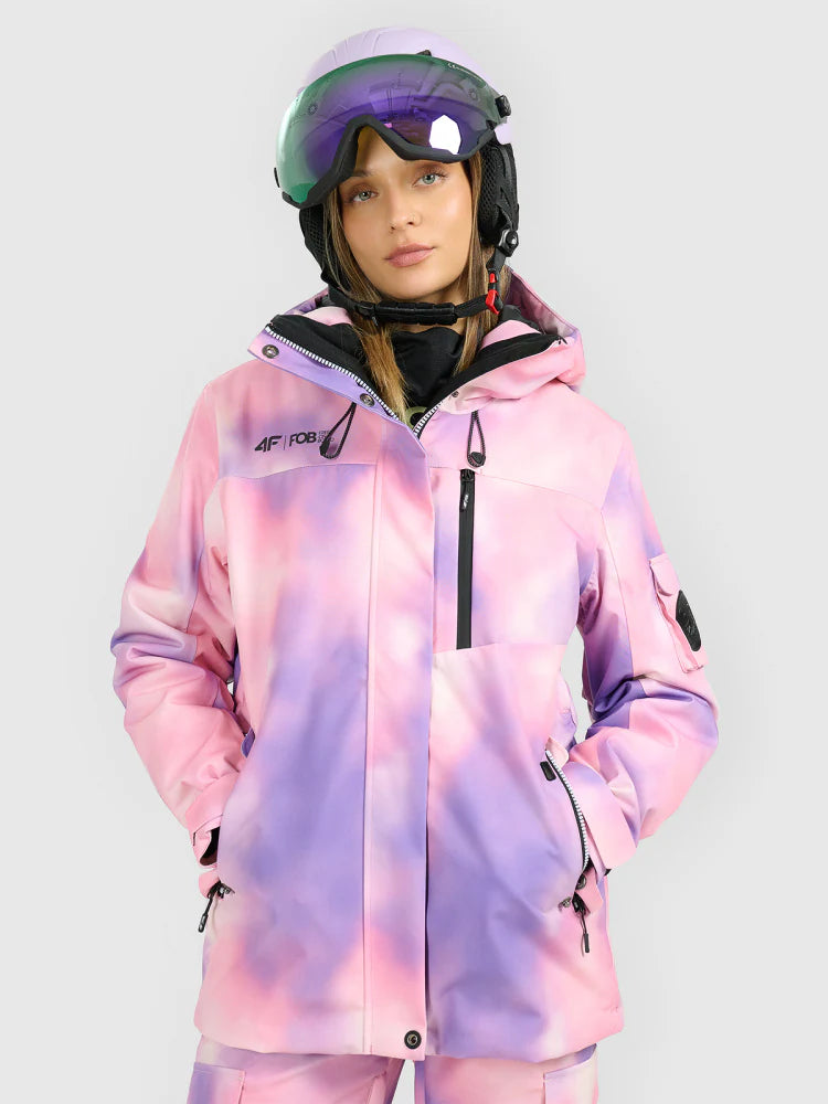 Kurtka snowboardowa membrana 15000 damska - czarna