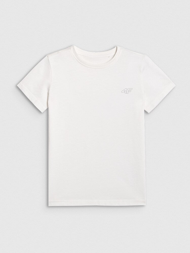 T-shirt regular gładki (2-pack) dziecięcy - multikolor