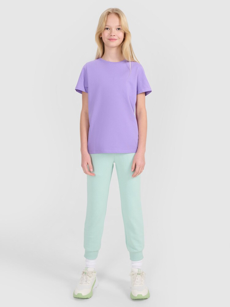 T-shirt regular z nadrukiem dziewczęcy - czarny