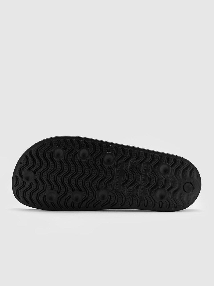 Klapki damskie - czarne
