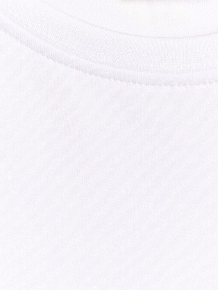 T-shirt slim gładki damski - biały