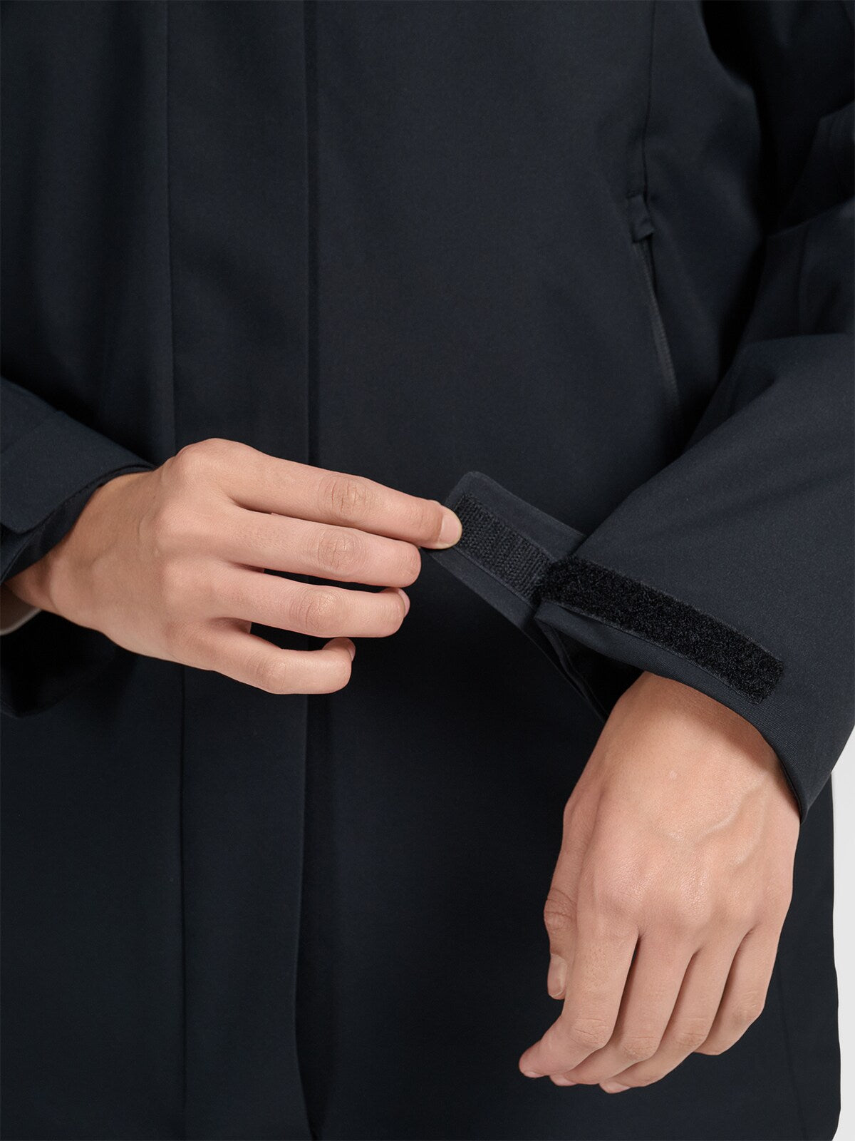 Parka zimowa membrana 8000 damska - czarna
