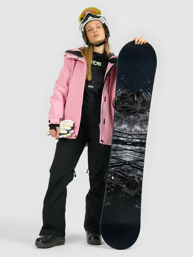 Kurtka snowboardowa membrana 15000 damska - czarna