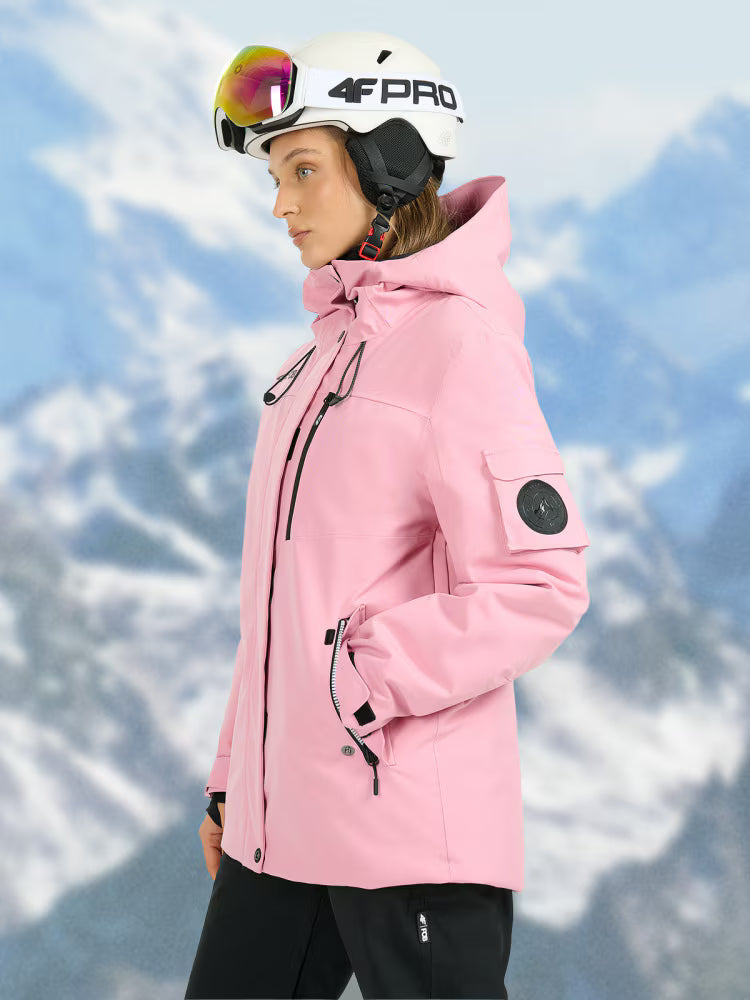 Kurtka snowboardowa membrana 15000 damska - czarna