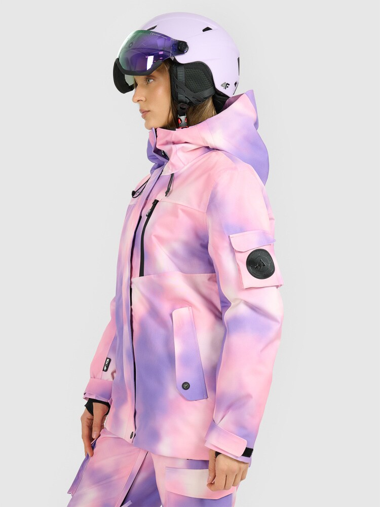 Kurtka snowboardowa membrana 15000 damska - czarna