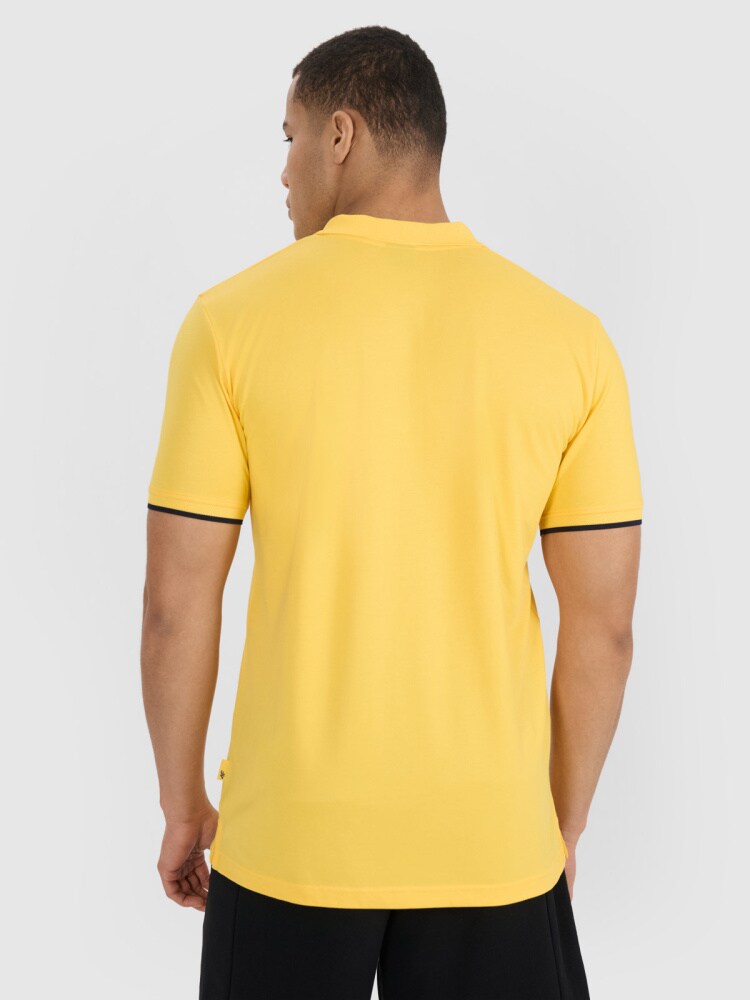 Koszulka polo regular męska - czarna