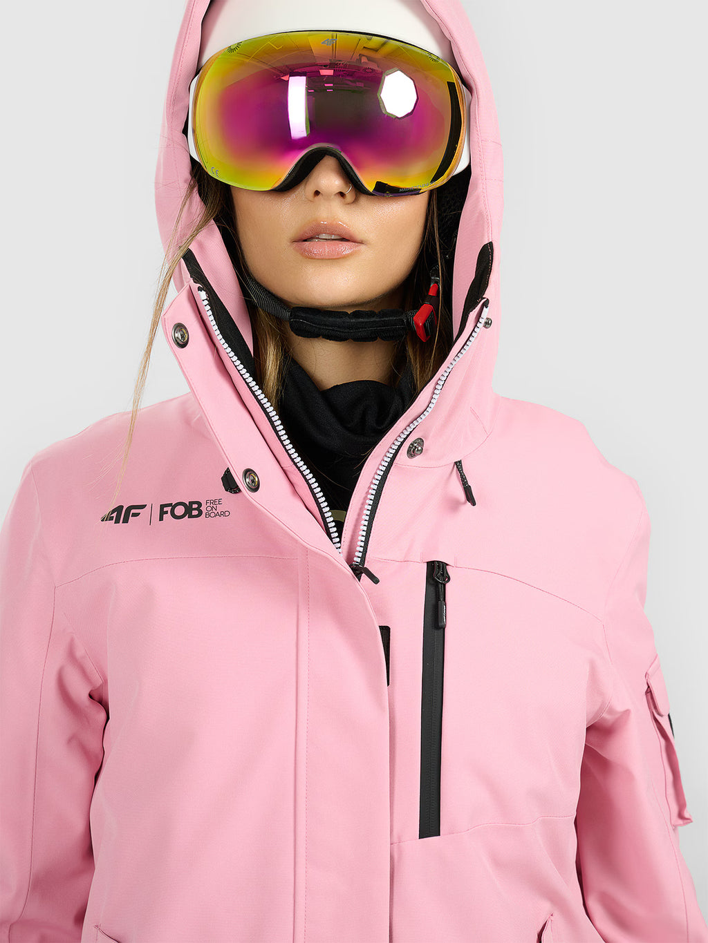 Kurtka snowboardowa membrana 15000 damska - czarna