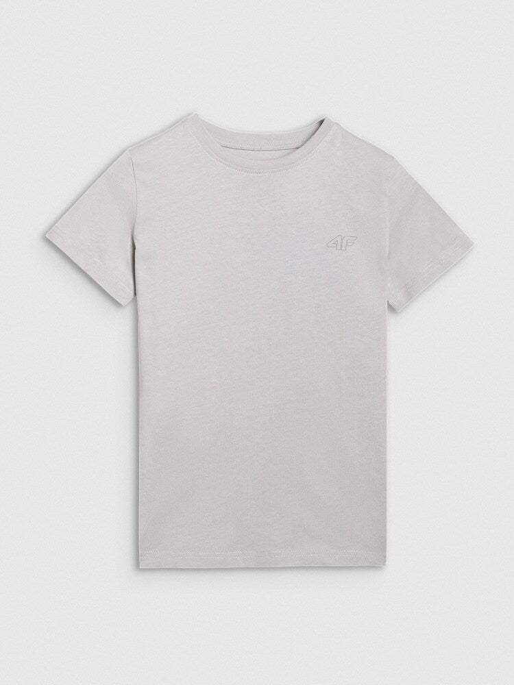 T-shirt regular gładki (2-pack) dziecięcy - multikolor
