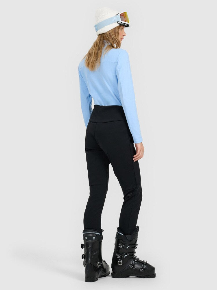 Spodnie narciarskie softshell membrana 5000 damskie - czarne