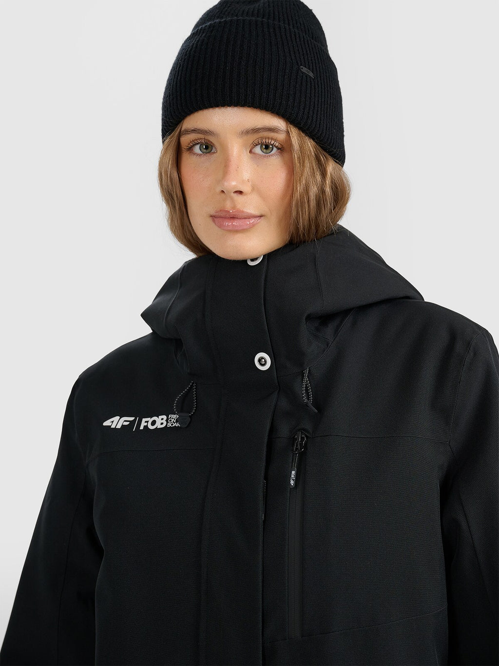 Kurtka snowboardowa membrana 15000 damska - czarna