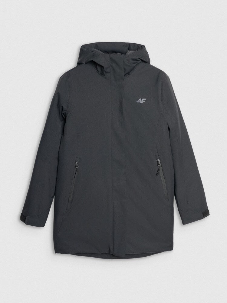 Parka zimowa membrana 8000 damska - czarna