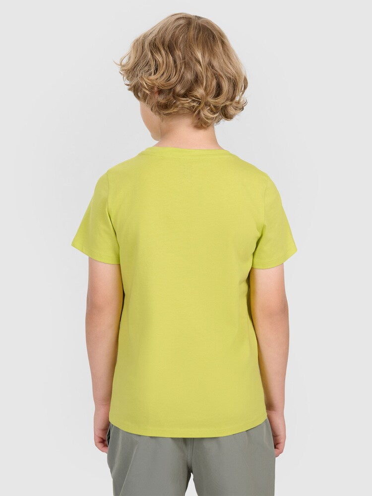 T-shirt regular z nadrukiem chłopięcy - czarny