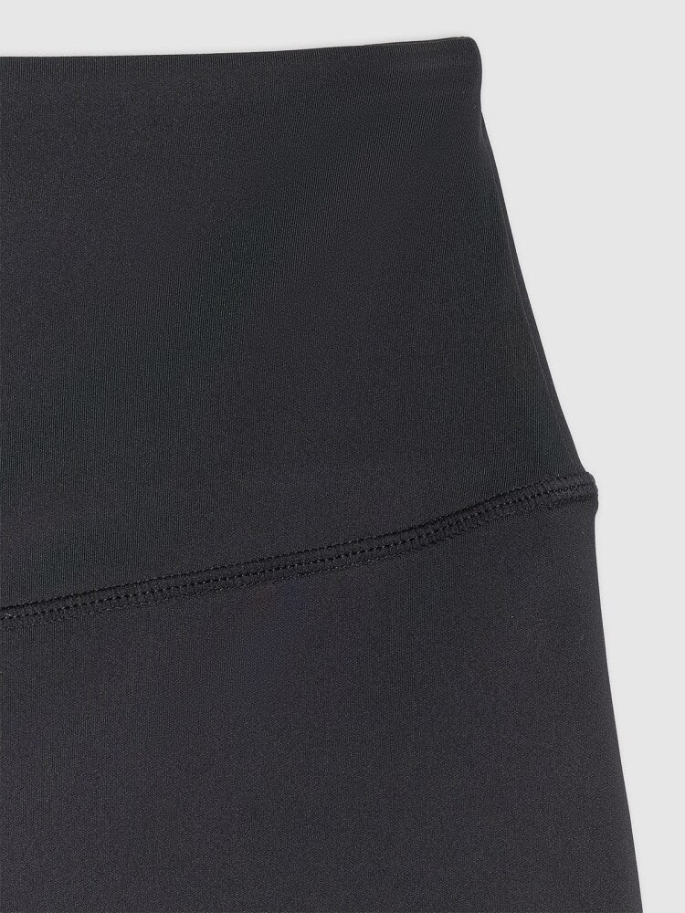 Legginsy krótkie treningowe damskie - czarne