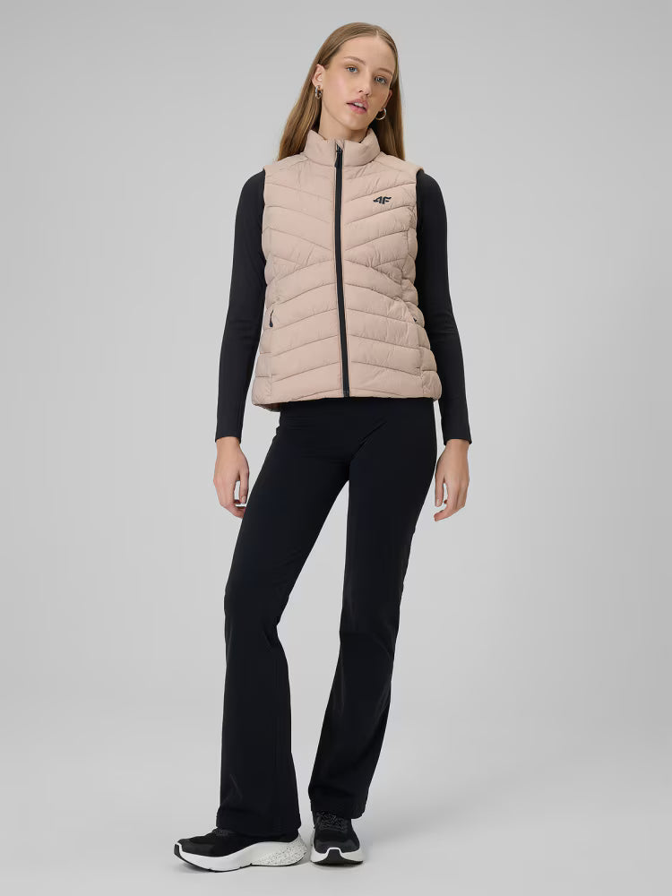 Bezrękawnik z wypełnieniem syntetycznym damski - czarny