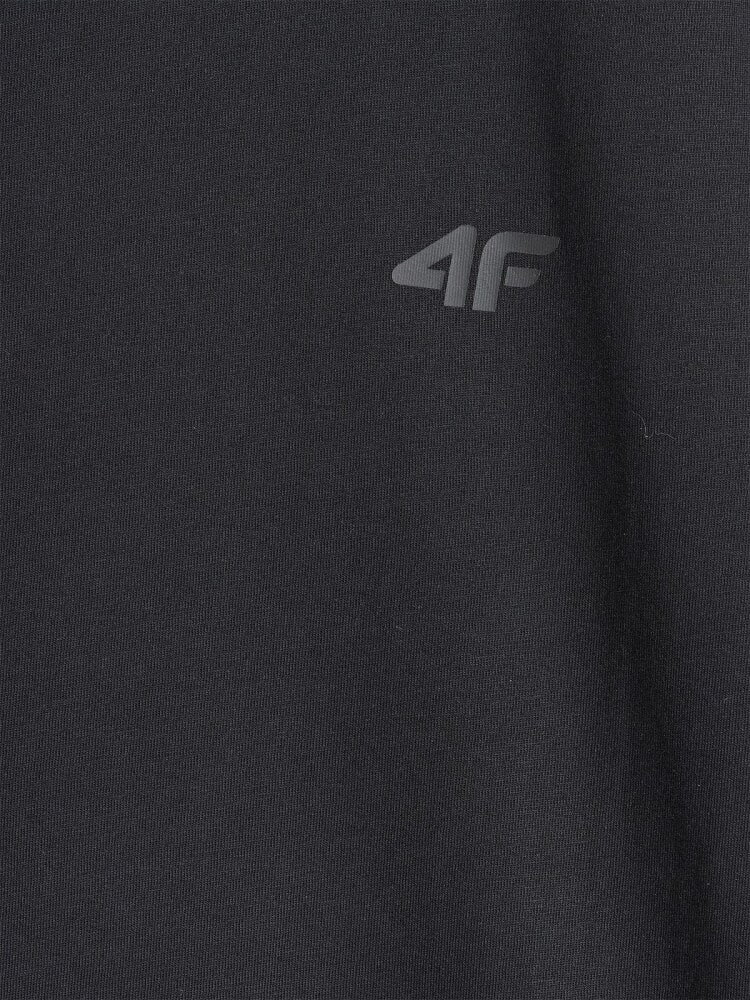 T-shirt regular gładki męski - szary