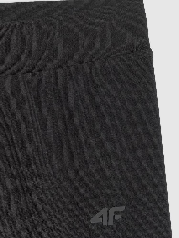 Legginsy dzianinowe damskie - czarne